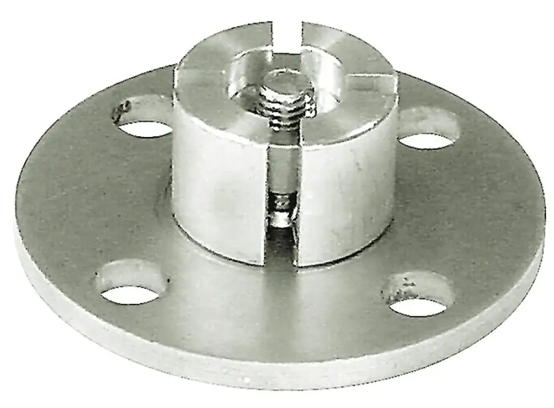 Treba E14 Bodenbefestigung Edelstahl V2A