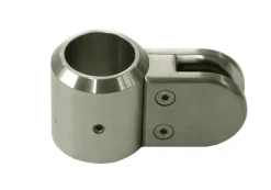 Treba E59 Rohrhülse mit 1 Glashalter Ø 6 cm Edelstahl V2A