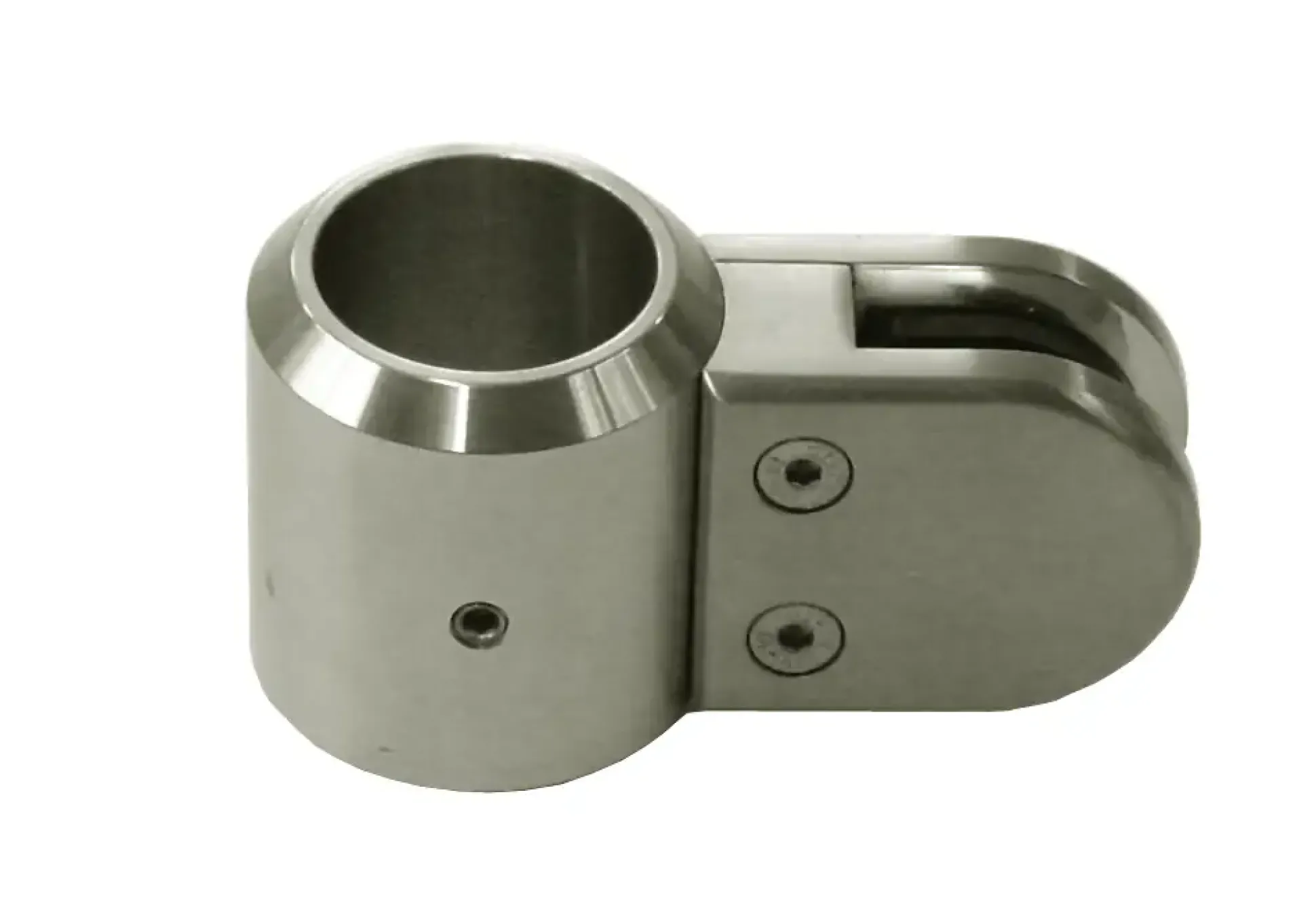 Treba E59 Rohrhülse mit 1 Glashalter Ø 6 cm Edelstahl V2A