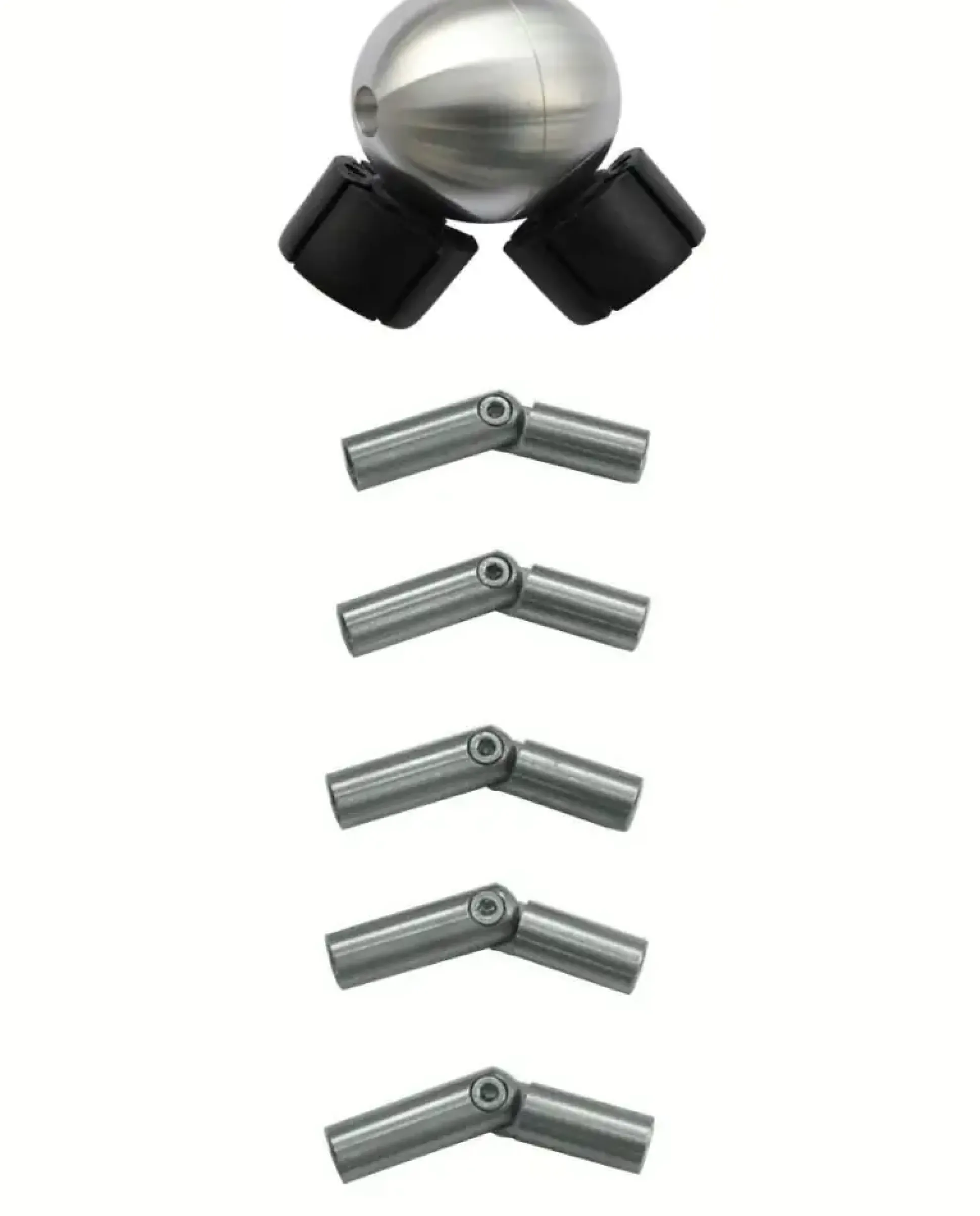 Treba Eckset ES4 Eckverbindung Aluminium Winkeleinstellung 90 - 180°