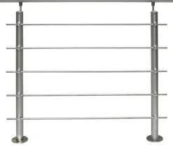 Treba Geländer-Set Edelstahl EB6 Bodenmontage