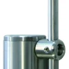 Treba seitlicher Handlaufhalter E72 Edelstahl mit Abdeckkappe