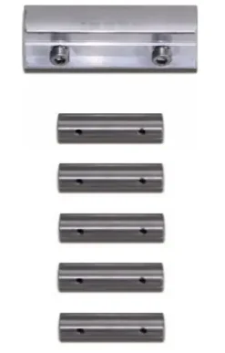 Treba Verbinderset VS1 Aluminium/Edelstahl für Handlauf und Edelstahlstangen