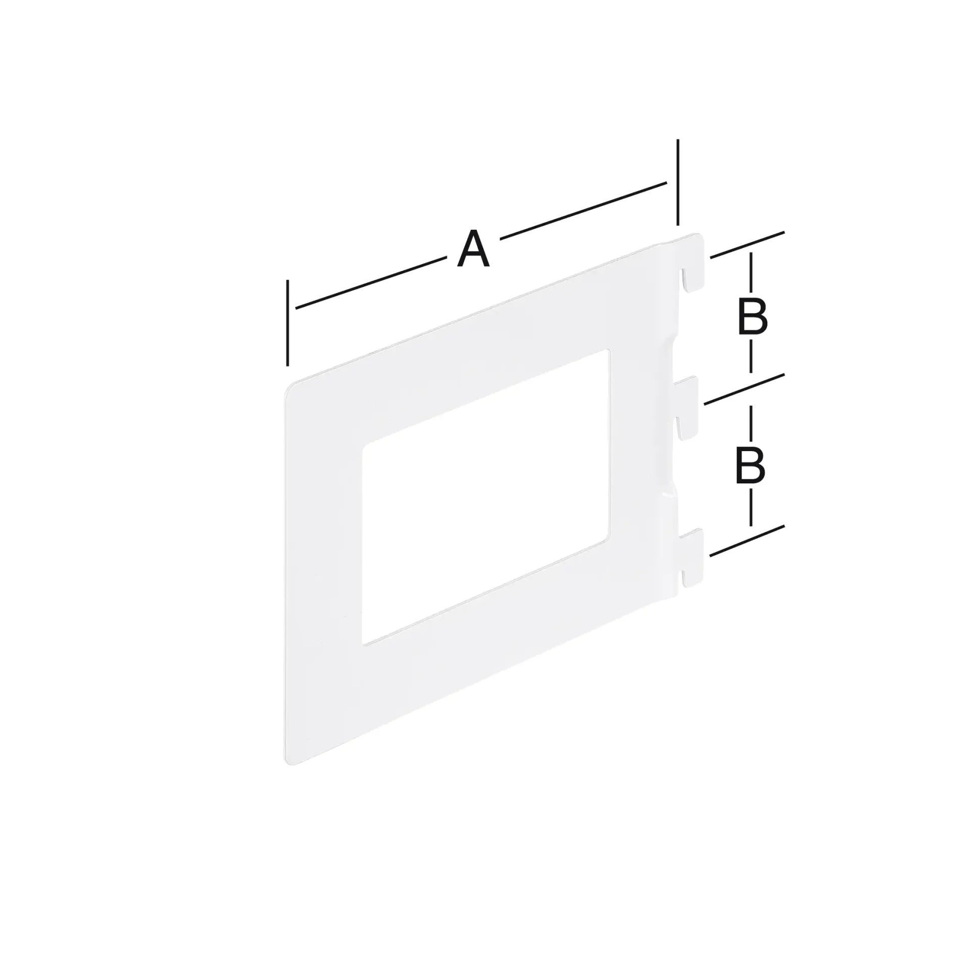 Trendline Bücherbügel weiß 14,2 x 11,8 cm