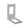 TrendLine Buchstütze 12 x 13 cm silber