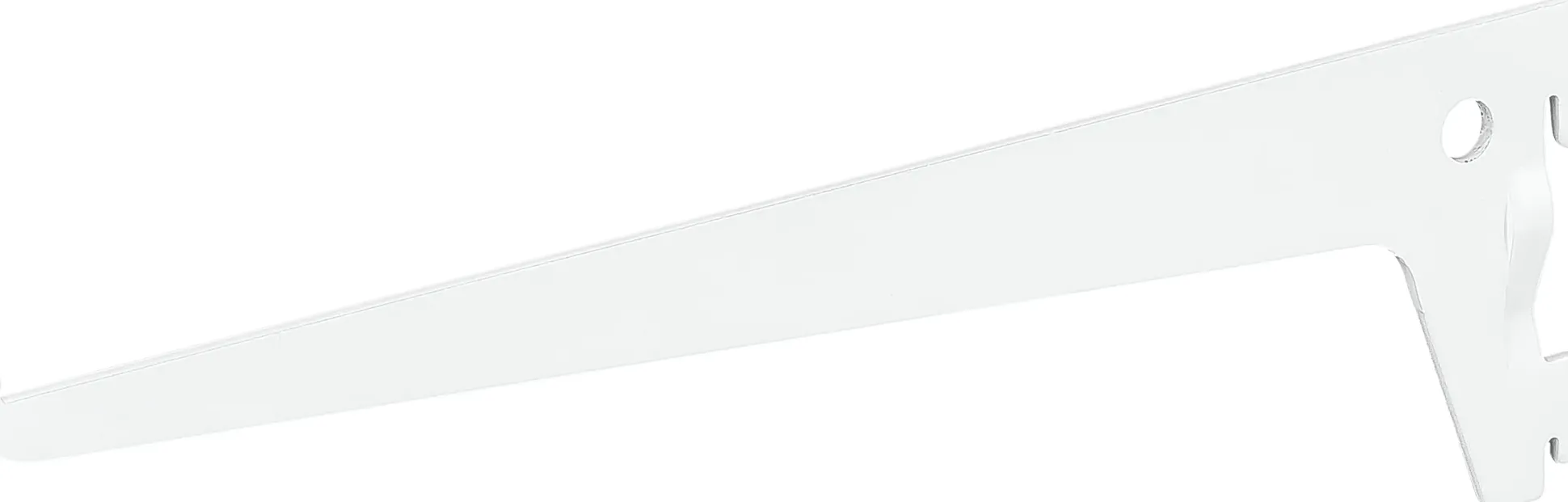TrendLine Einlochträger 1-reihig weiß 15 x 7 cm
