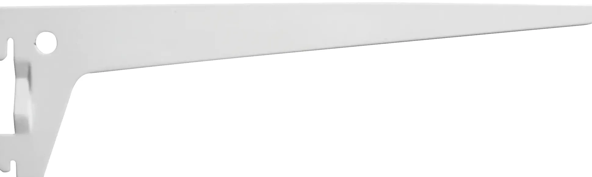TrendLine Einlochträger 1-reihig weiß 15 x 7 cm