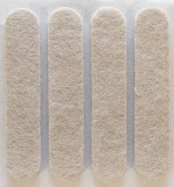 TrendLine Filzgleiter 68 x 13 mm braun 8-Stück