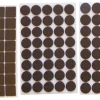 TrendLine Filzgleiter-Set braun 104-Stück