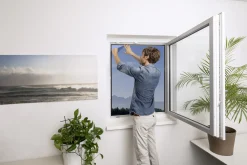 TrendLine Fliegengitter 130 x 150 cm anthrazit kürzbar