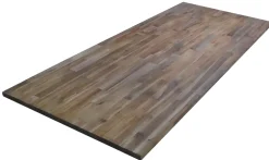 TrendLine Tischplatte Akazie 180 x 80 cm 26 mm geölt