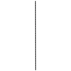 TrendLine Wandschiene 1-reihig schwarz 150 x 1,5 cm
