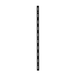 TrendLine Wandschiene 1-reihig schwarz 50 x 1,5 cm