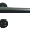 TrendLine WC-Türgriff-Garnitur BB Edelstahl schwarz Ø 49,1 mm