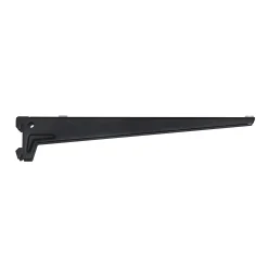 TrendLine Winkelträger 1-reihig/2-reihig schwarz 38 x 5 cm 2 Stück