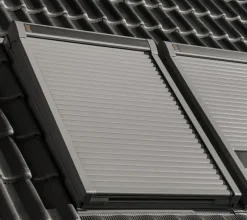VELUX Elektro-Rollladen SML SK08 114 x 140 cm Alu dunkelgrau
