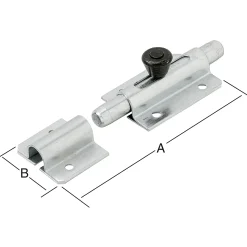 Vormann Bolzen-Knopfriegel verzinkt 120 x 36 mm
