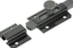 Vormann Bolzen-Knopfriegel 120 x 36 mm Stahl schwarz