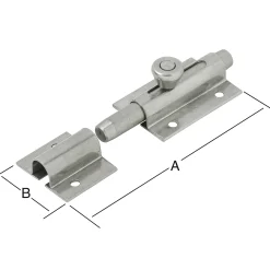 Vormann Bolzen-Knopfriegel 36 x 80 mm