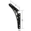 Vormann Delta Line Konsolen schwarz 20 x 20 cm