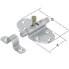 Vormann Feder-Grendelriegel verzinkt 45 x 85 mm