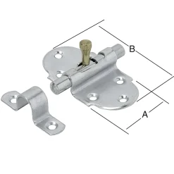 Vormann Feder-Grendelriegel verzinkt 45 x 85 mm