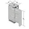 Vormann Fenster- und Türsicherungen aluweiß 16-25 x 24/62 mm