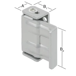 Vormann Fenster- und Türsicherungen aluweiß 16-25 x 24/62 mm