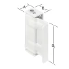 Vormann Fenster- und Türsicherungen weiß 16-25 x 27/92 mm
