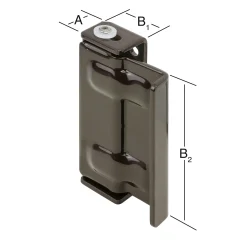 Vormann Fenster- und Türsicherungen braun 16-25 x 27/92 mm