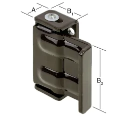 Vormann Fenster- und Türsicherungen braun 16-25 x 24/62 mm