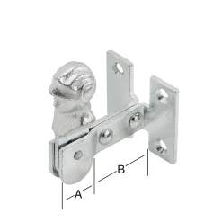 Vormann Fensterladenfeststeller verzinkt 25 x 35 mm