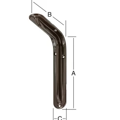 Vormann Format-Standard-Konsolen braun 19.5 x 13.5 cm