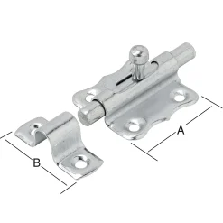 Vormann Grendelriegel verzinkt 35 x 35 mm