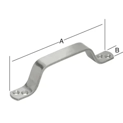 Vormann Handgriffe 160 x 20 mm