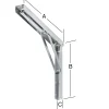 Vormann Multiline Klappträger verzinkt 30 x 20 cm
