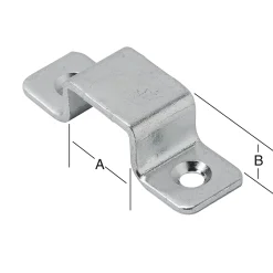 Vormann Riegelschlaufen verzinkt 20 x 11.5 mm