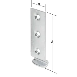 Vormann Schließhaken verzinkt 48 x 18 mm