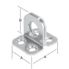 Vormann Ösenplatten verzinkt 45 x 42 mm