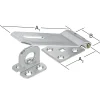 Vormann Sicherheits-Überfallen verzinkt 140/60 x 50 mm