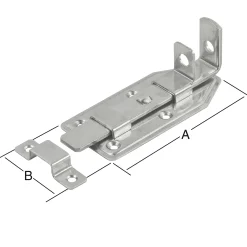 Vormann Türschlossriegel 120 x 56 mm