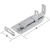 Vormann Türschlossriegel verzinkt 100 x 50 mm