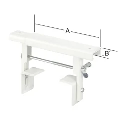 Vormann Universal-Heizkörperkonsolen weiß 19 x 3.5 cm