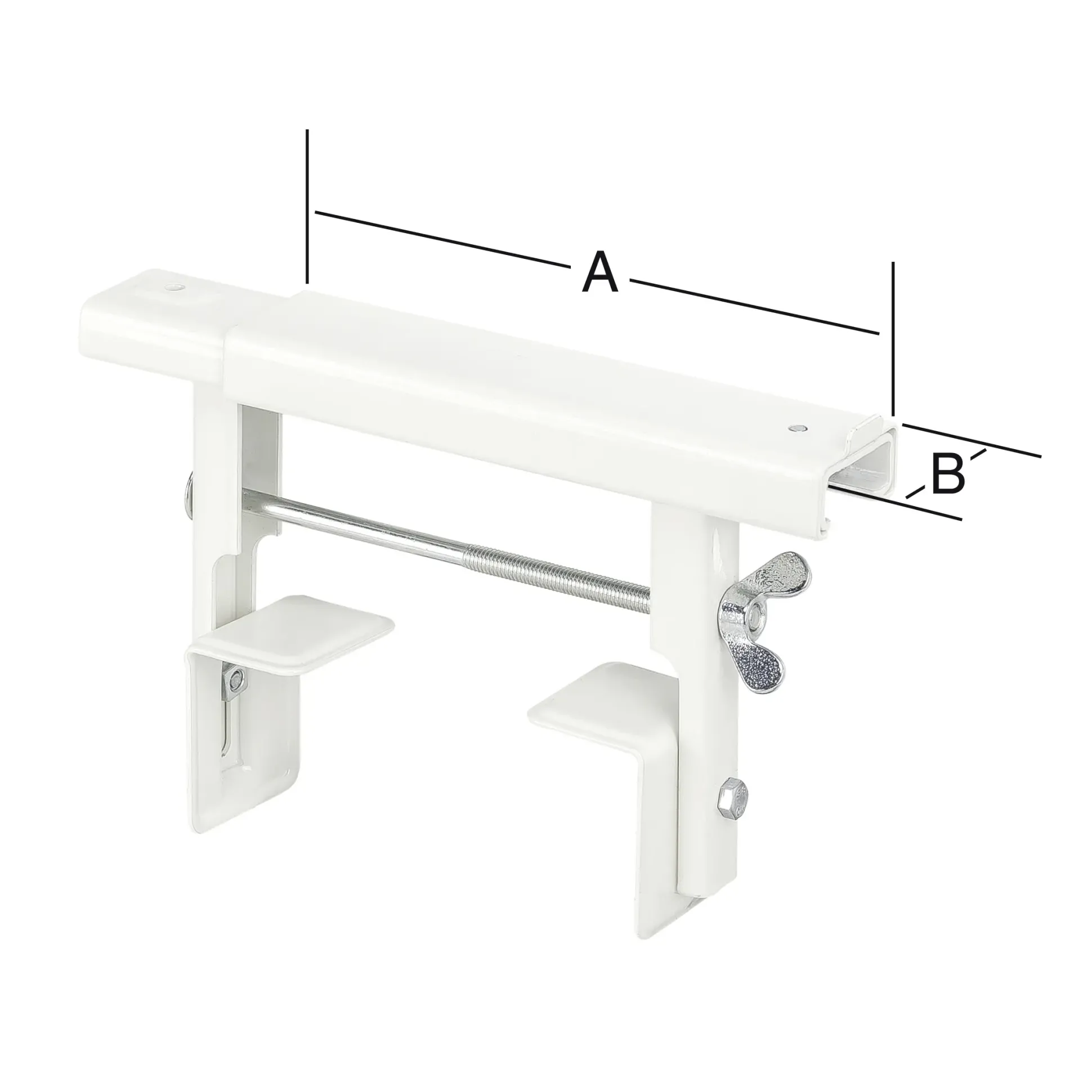 Vormann Universal-Heizkörperkonsolen weiß 26 x 3.5 cm