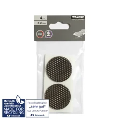 Wagner Anti-Rutschpad für Möbel selbstklebend Ø 40 x 3 mm braun beige - 4 Stück