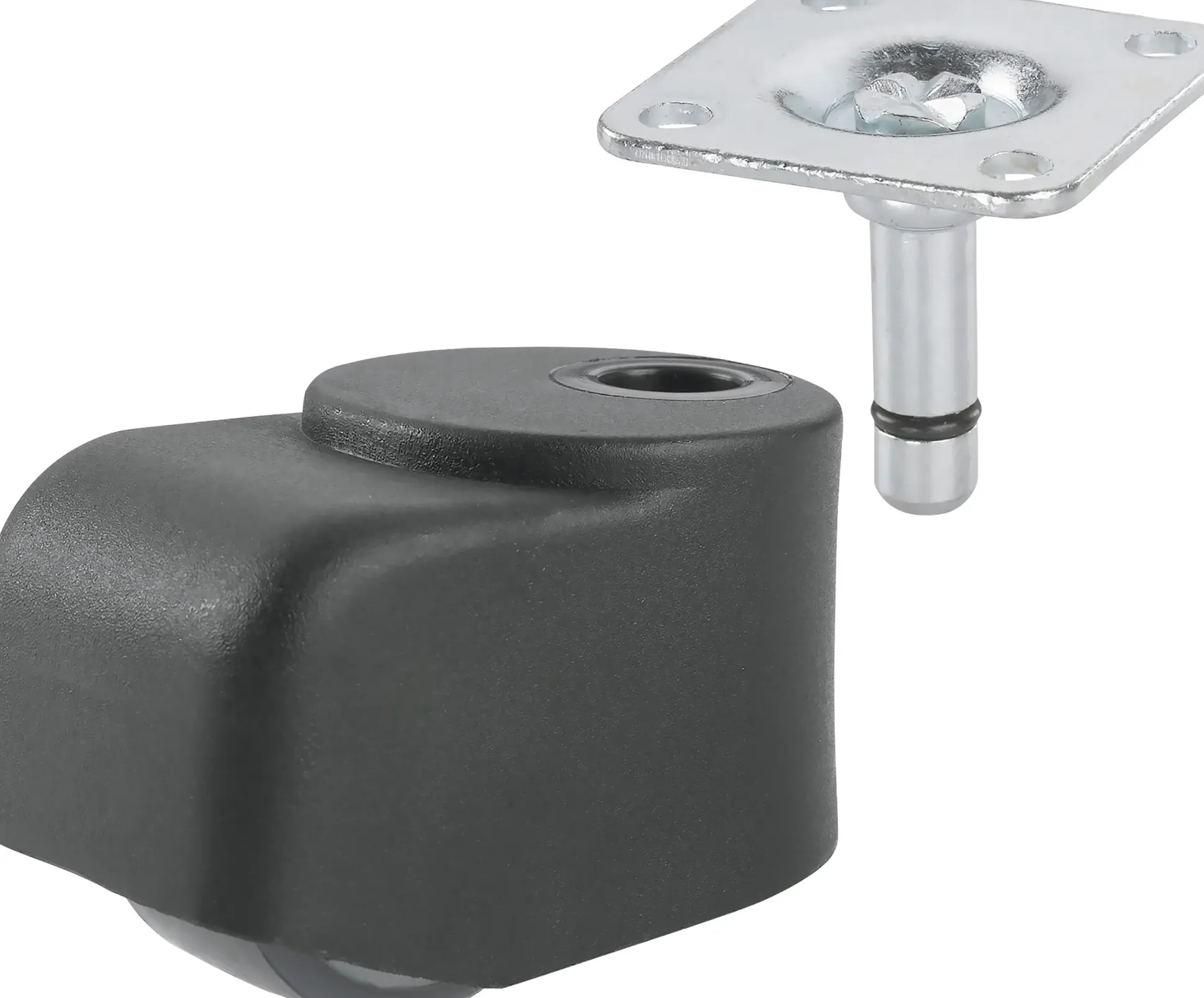 Walzenrolle Ø 25 mm für empfindliche Böden Tragkr. 50 kg
