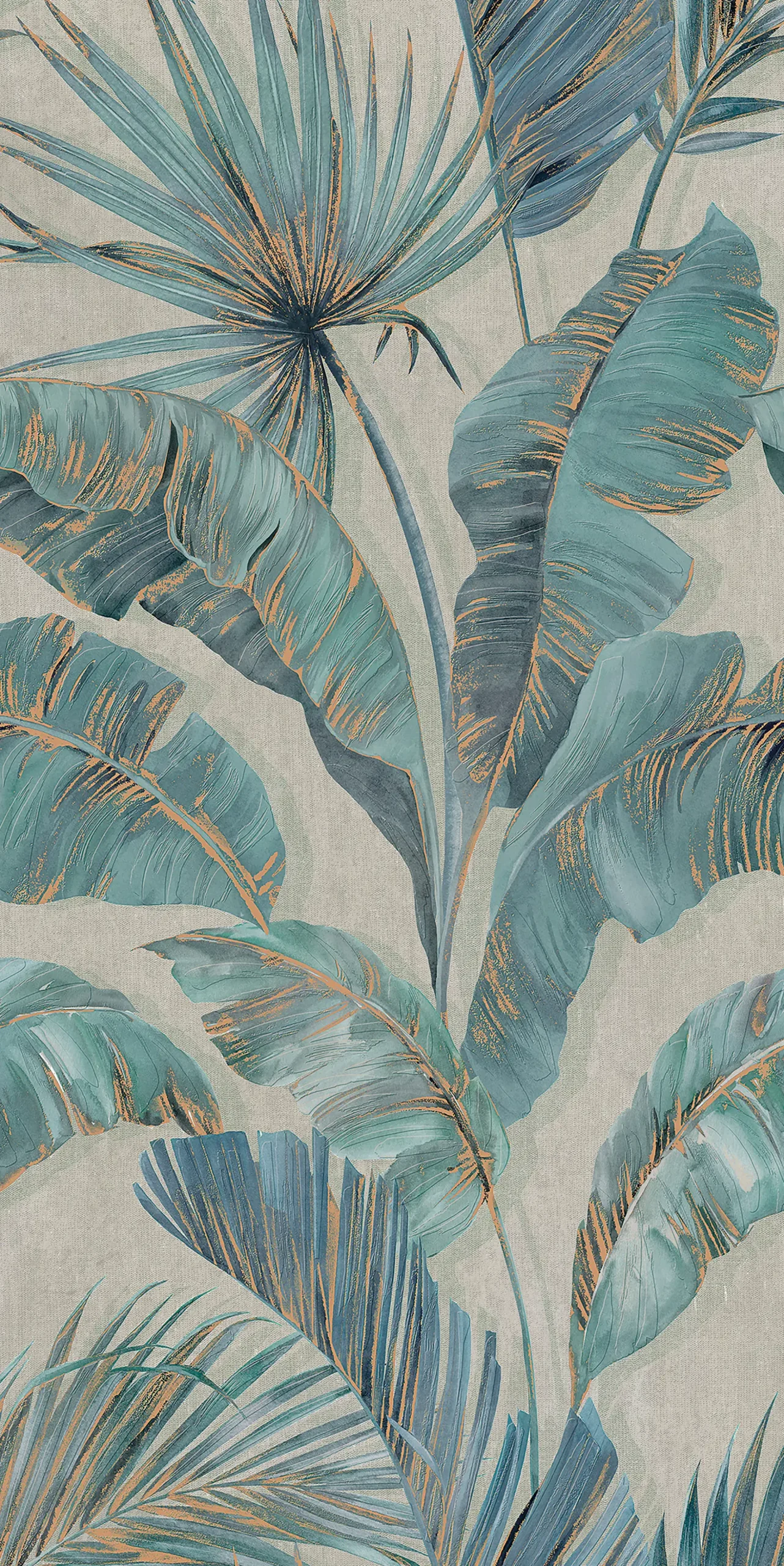 Wand- und Bodenfliese Feinsteinzeug Floreale Mix 60 x 120 cm beige