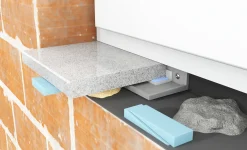 Wigastone Fensterbank Einbauhilfeset für Innen