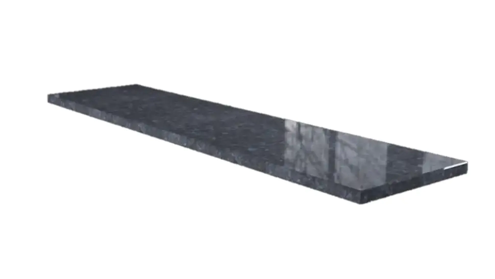 Wigastone Granit-Fensterbank Blue-Pearl 275 x 25 x 2 cm mit Wasserrille