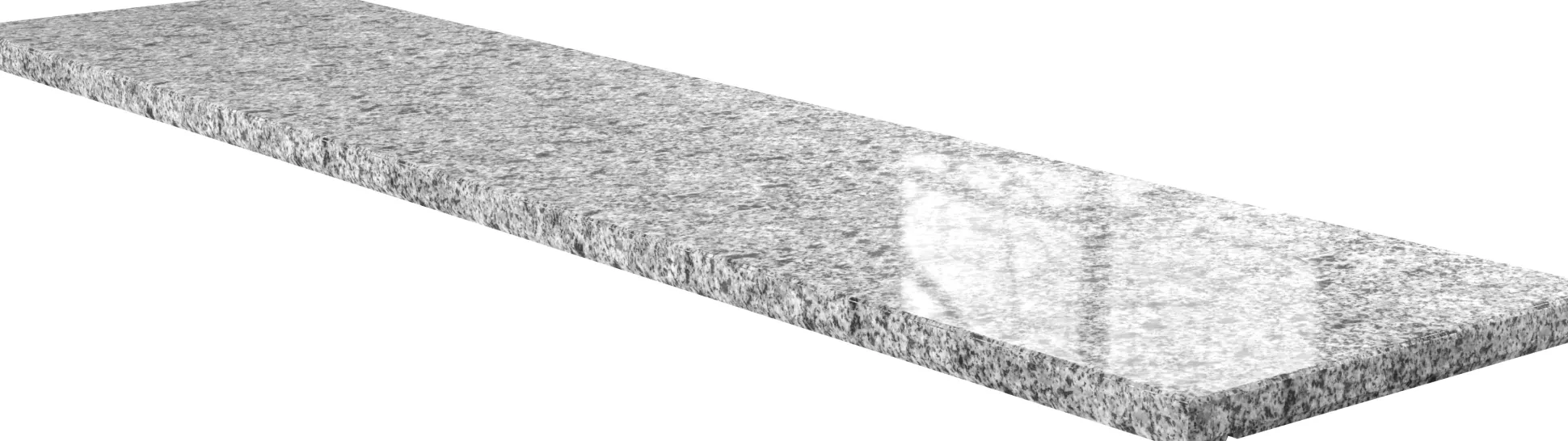 Wigastone Granit-Fensterbank Wigasil Star Grey 275 x 17,5 x 3 cm mit Wasserrille